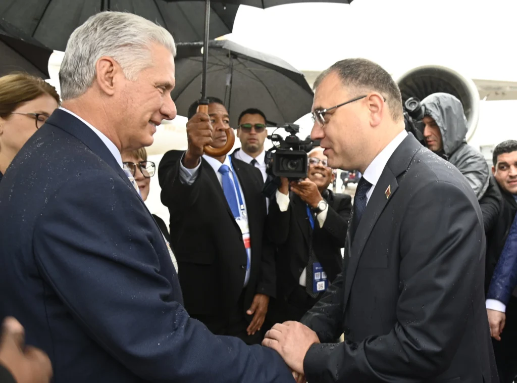 Cuban President Arrives in Belarus for Official Visit and Participation in Eurasian Economic Summit