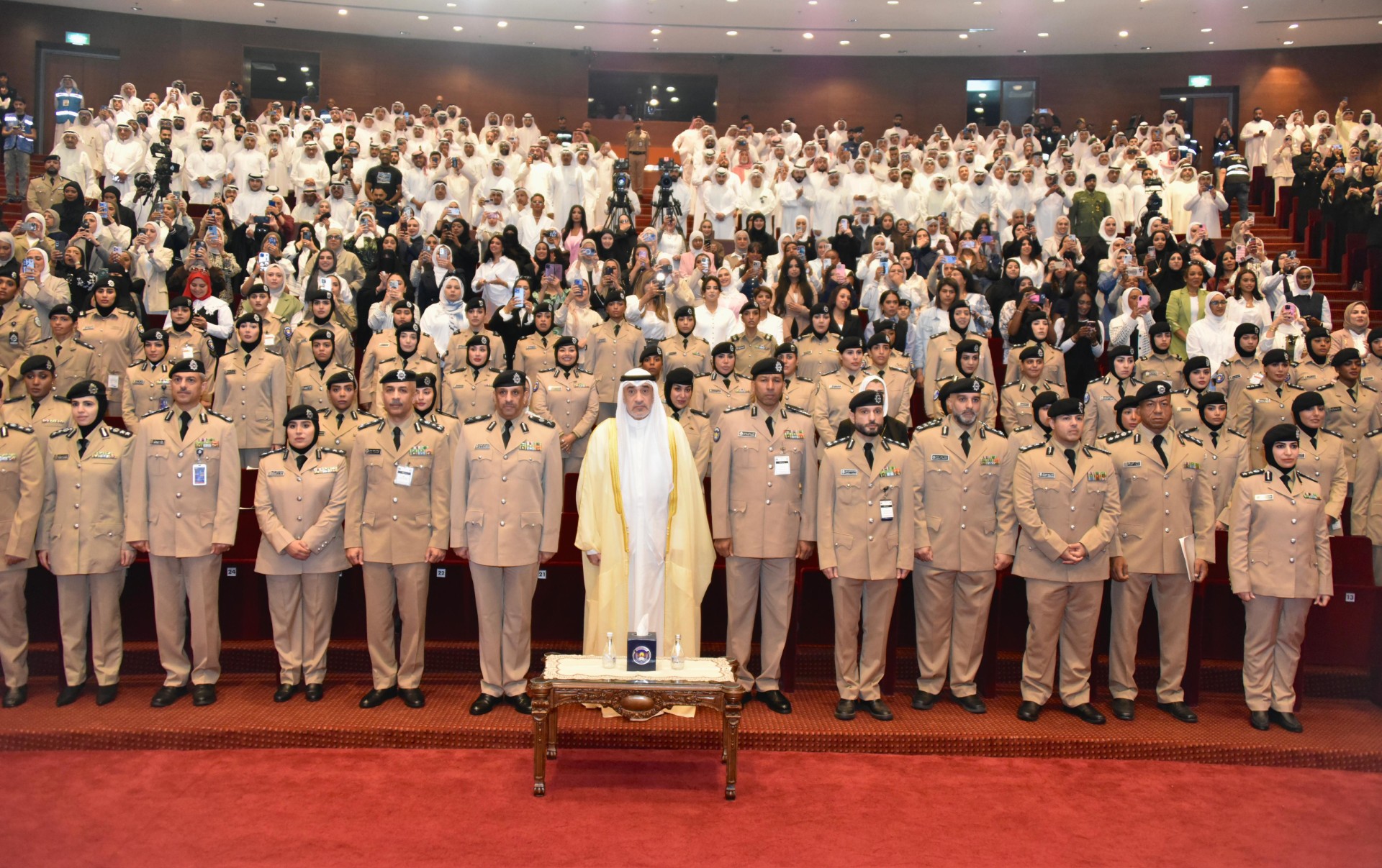 Kuwait Interior Minister Attends Graduation of New Female Police Officers