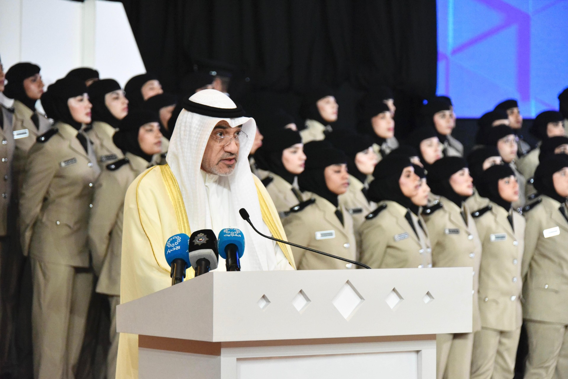 Kuwait’s Interior Minister Attends Graduation of 171 New Female Police Officers